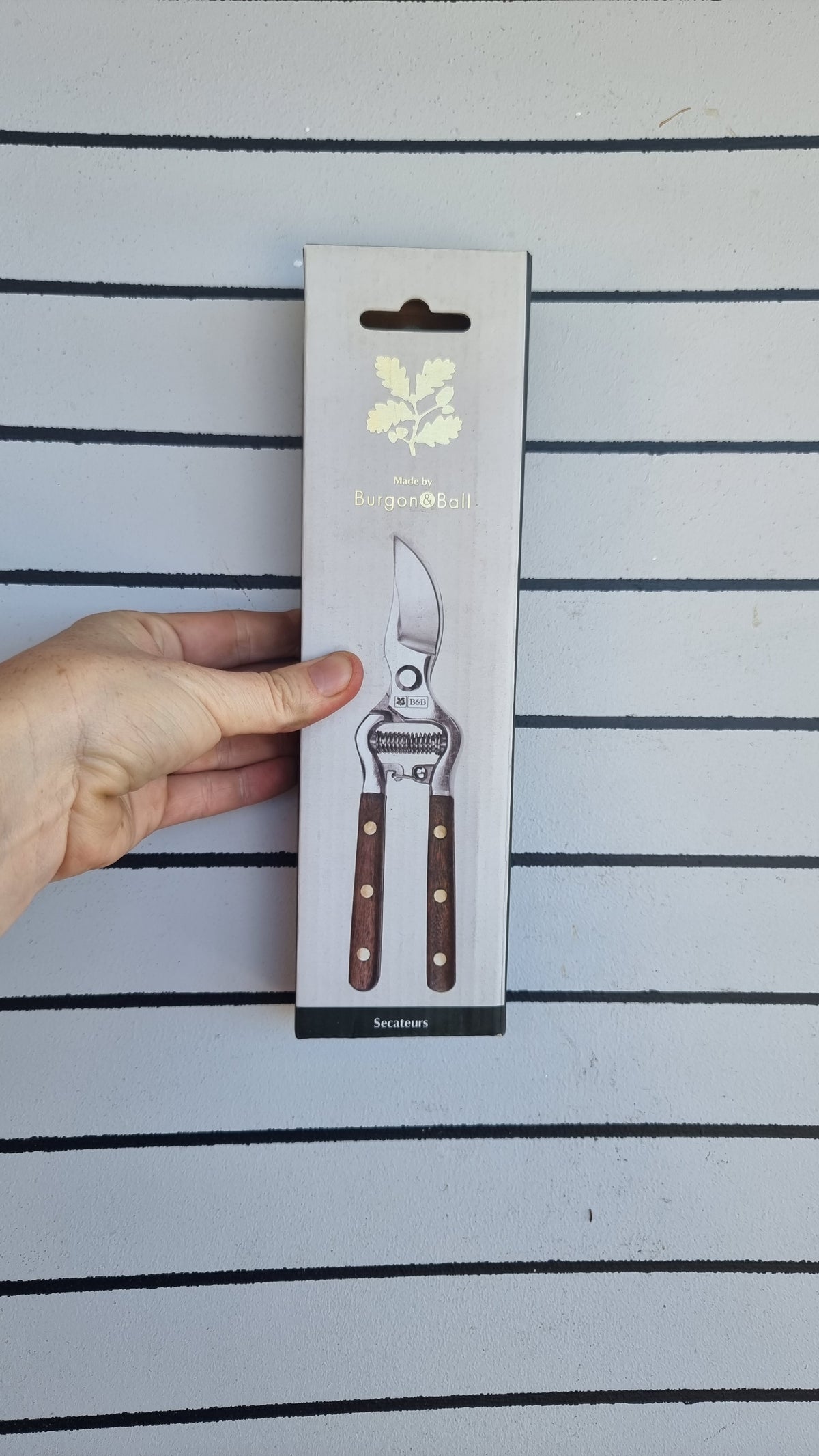 Burgon & Ball Wooden Handled Secateurs