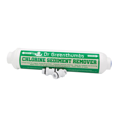 Dr Greenthumbs Chlorine & Sediment remover - Hose Fitting Water Filter Root'd Plants 