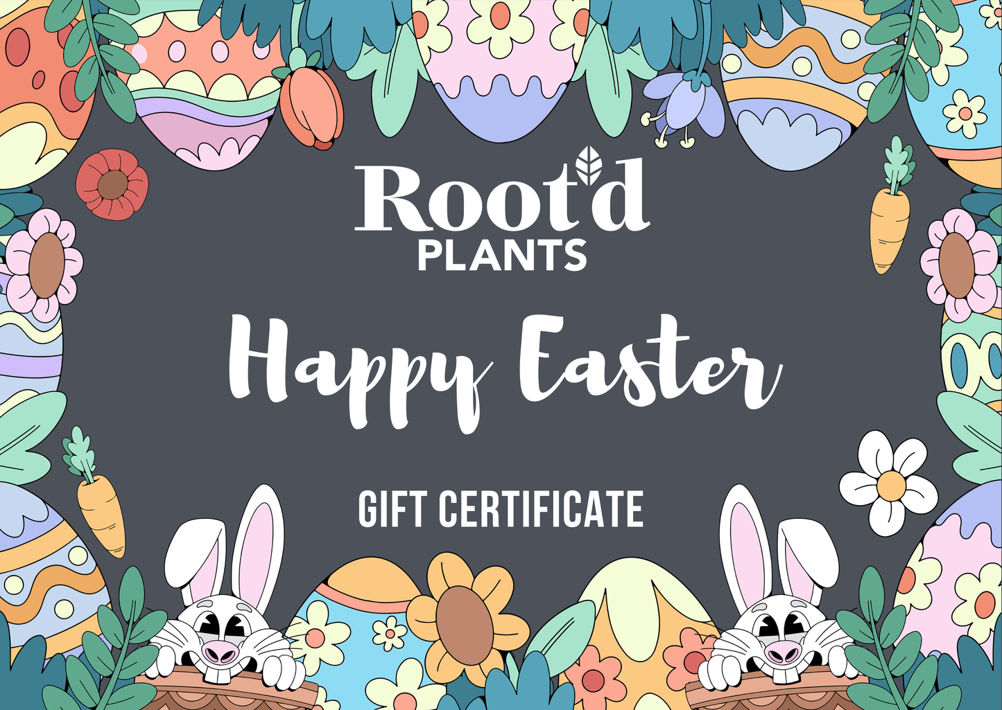 根植物礼品卡 - 圣诞版