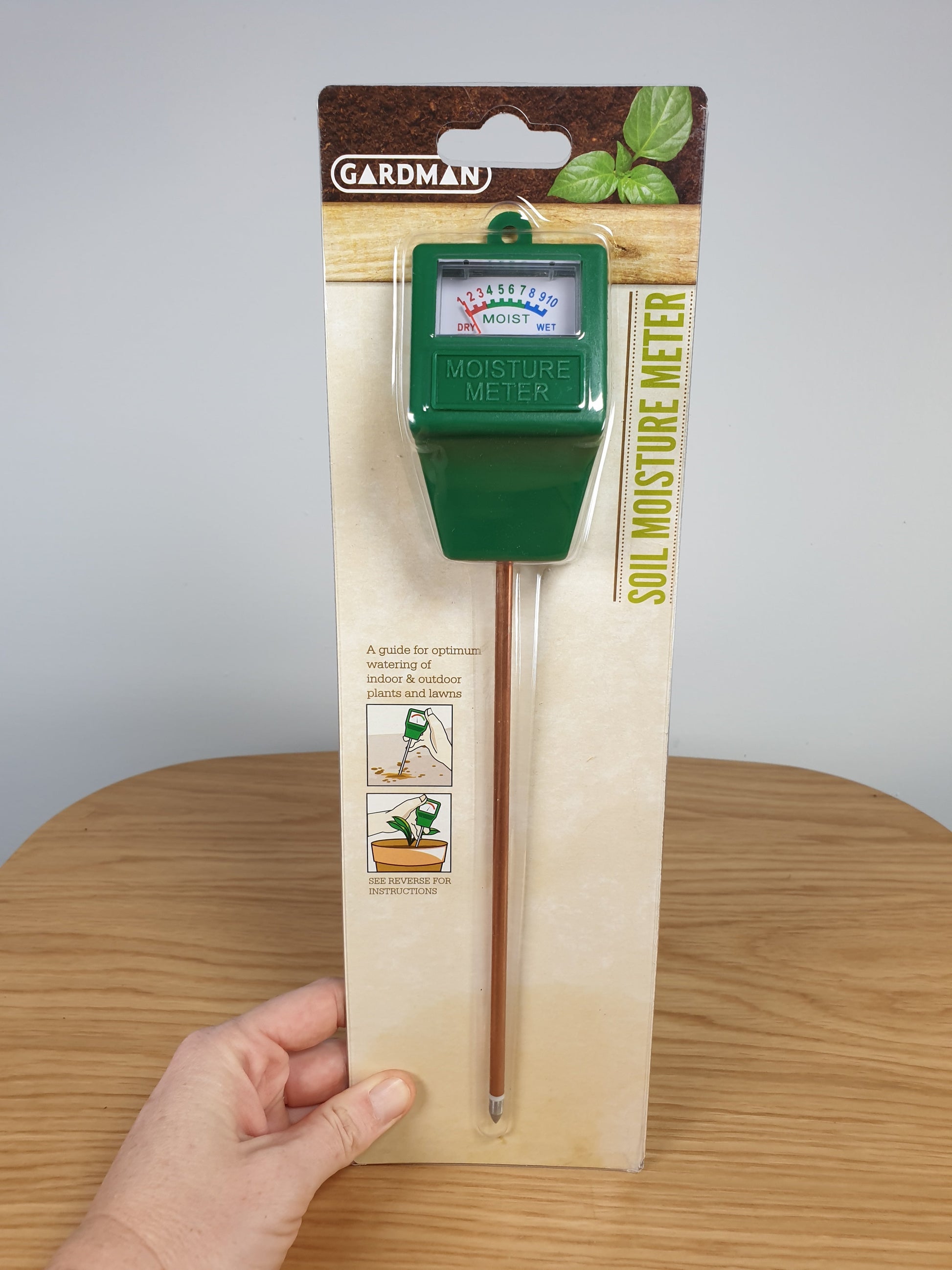 Gardman Soil Moisture Meter - perfect for Indoor Plants Root'd Plants 