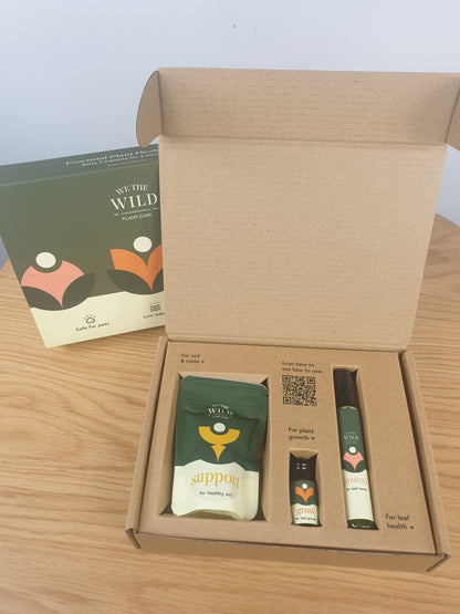 We The Wild - Mini Essential Plant Care Kit Root'd Plants 