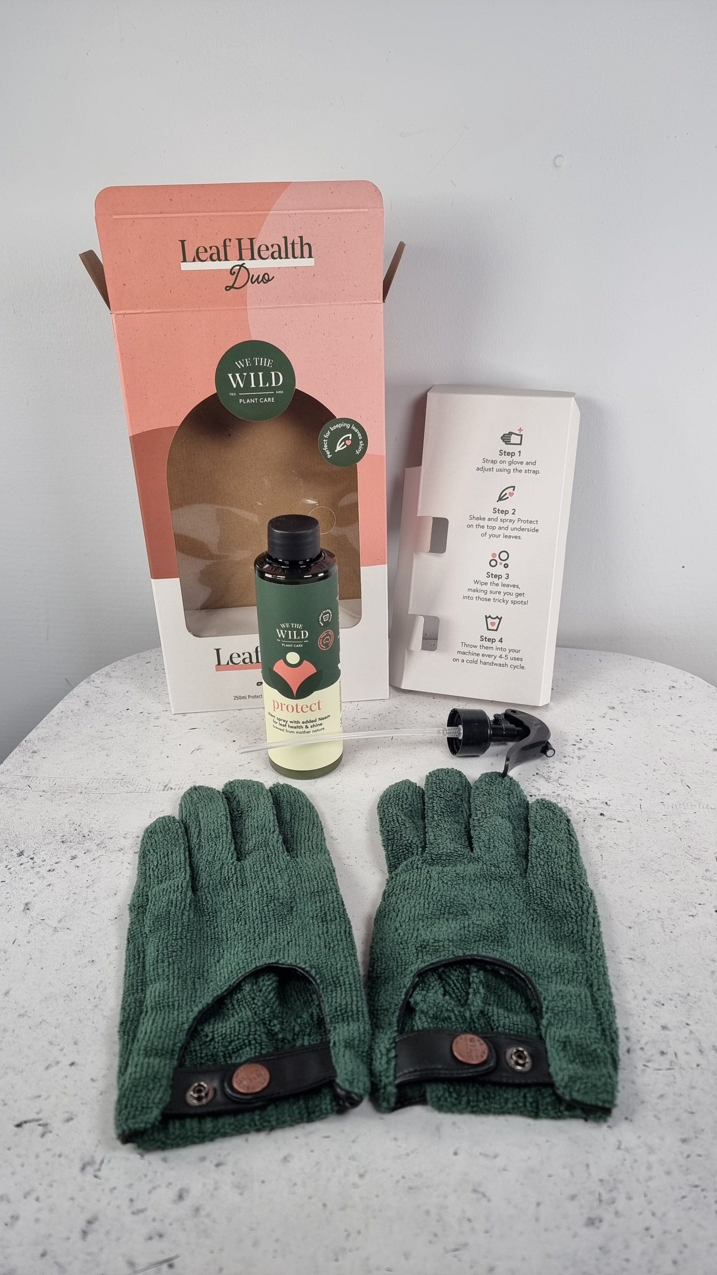 We The Wild - Indoor Plants Leaf Health Duo Kit Root'd Plants Box Set 