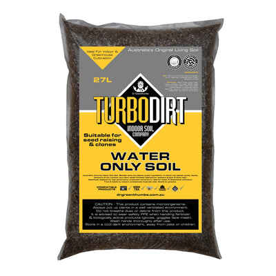 Dr Greenthumbs TurboDirt Water Only Super Soil 27L (Home Delivery Only) Root'd Plants 27L 
